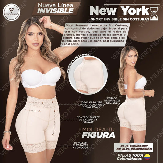 Short NEW YORK piel