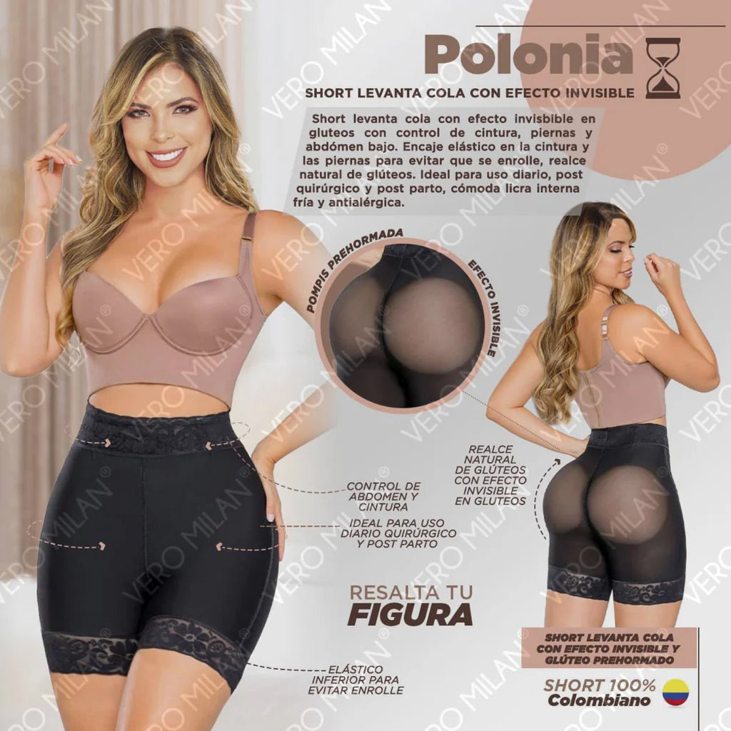 Short POLONIA negro