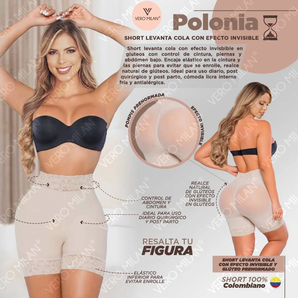 Short POLONIA Piel