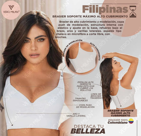 Brassier FILIPINAS blanco